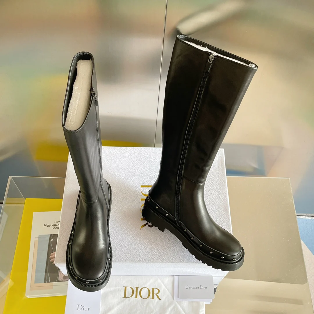 Коллекция Dior 2022 года с подиума - Длинные сапоги - 1