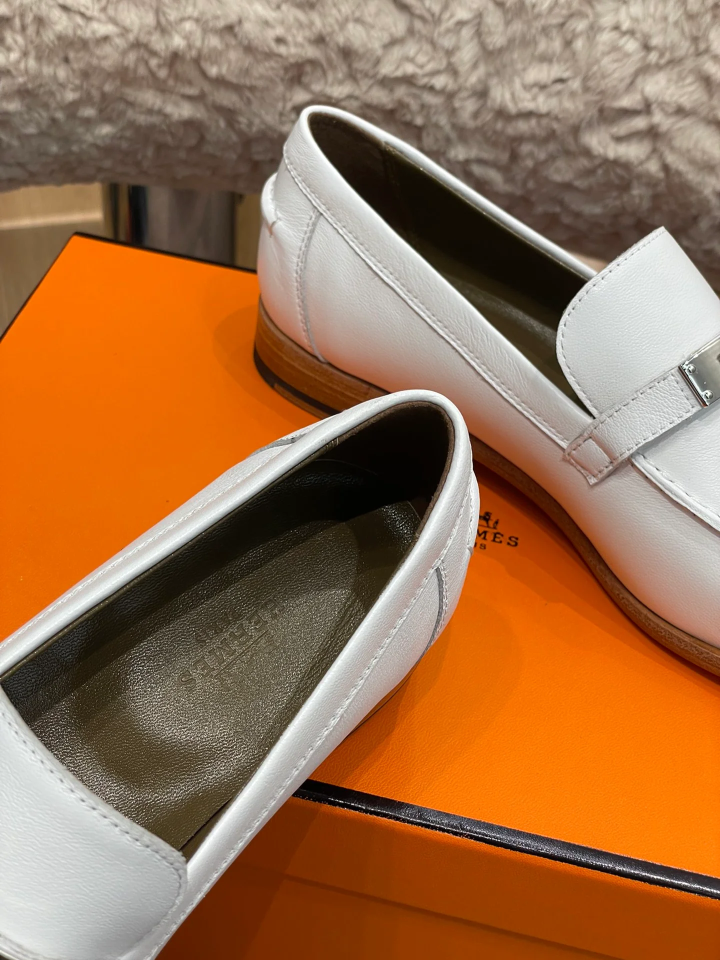 Классические лоферы Hermes Kelly - 1