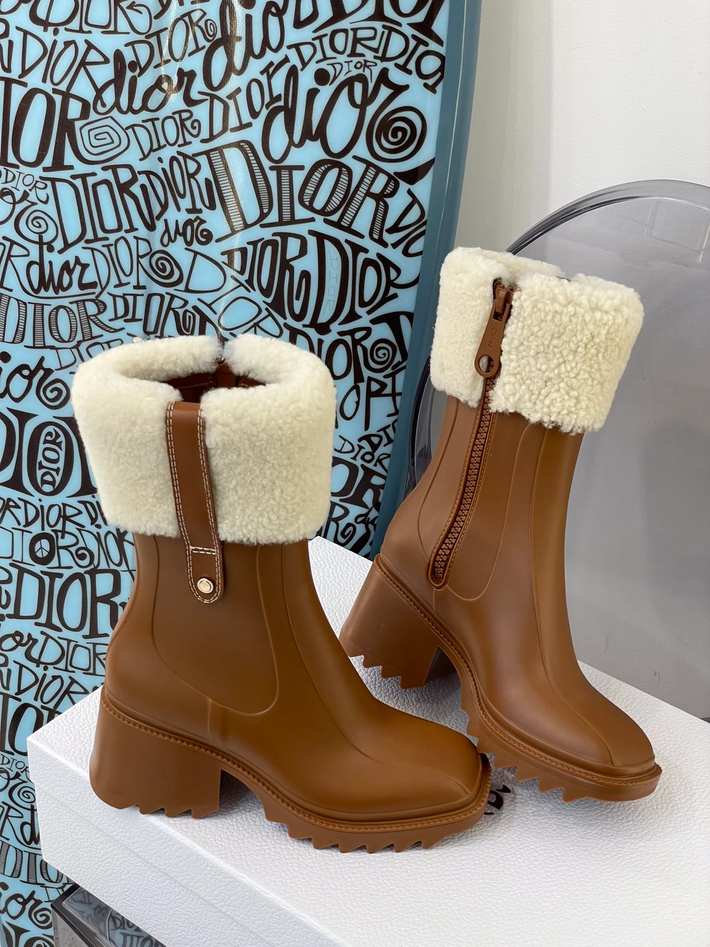 Туфли Chloe - Chloe - Флисовые резиновые сапоги - Верблюжий