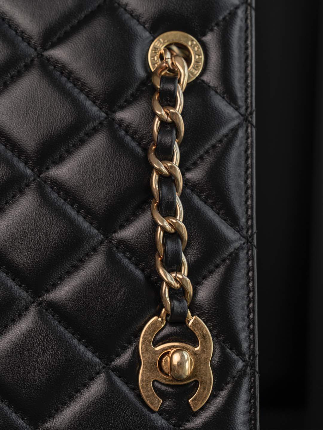 Сумка для ужина в стиле ретро с подиумом, 24 карата - черная.