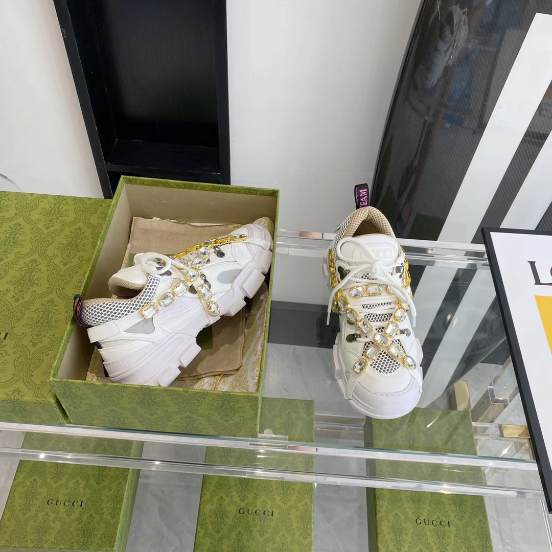 Gucci - Кроссовки - Массивная обувь - Парный стиль - 2