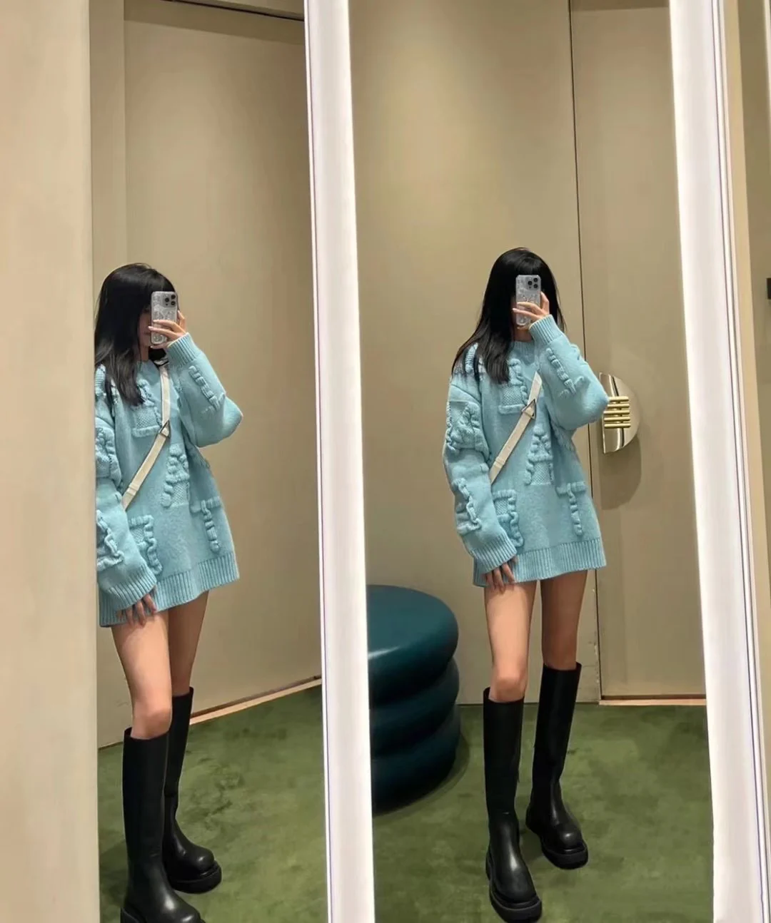 Новая модель BV 2022 — сапоги для верховой езды на платформе — фотографии вживую.