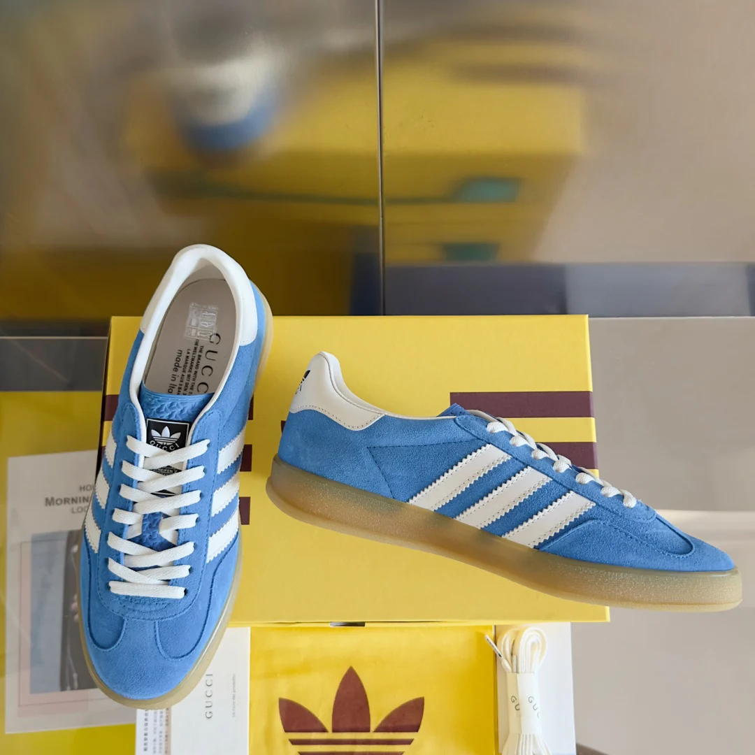 Скейтбордные кроссовки Gucci 2024 - синие