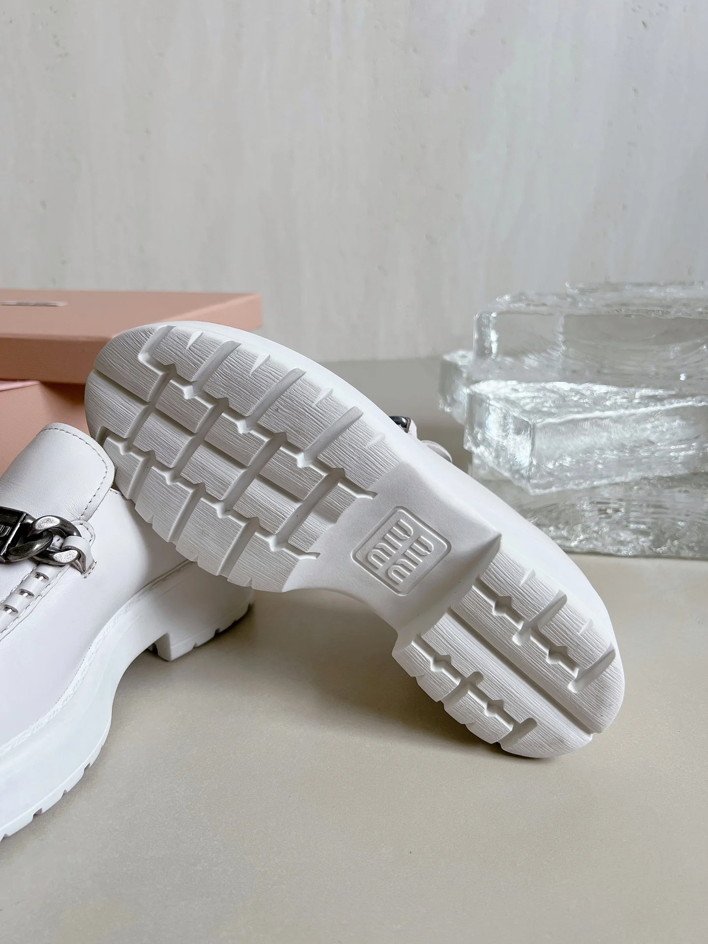 Miu Miu - Новинка сезона осень/зима 2022 - Лоферы на платформе