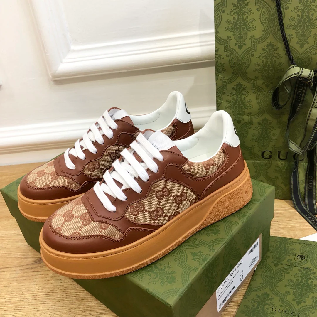 кроссовки на платформе Gucci