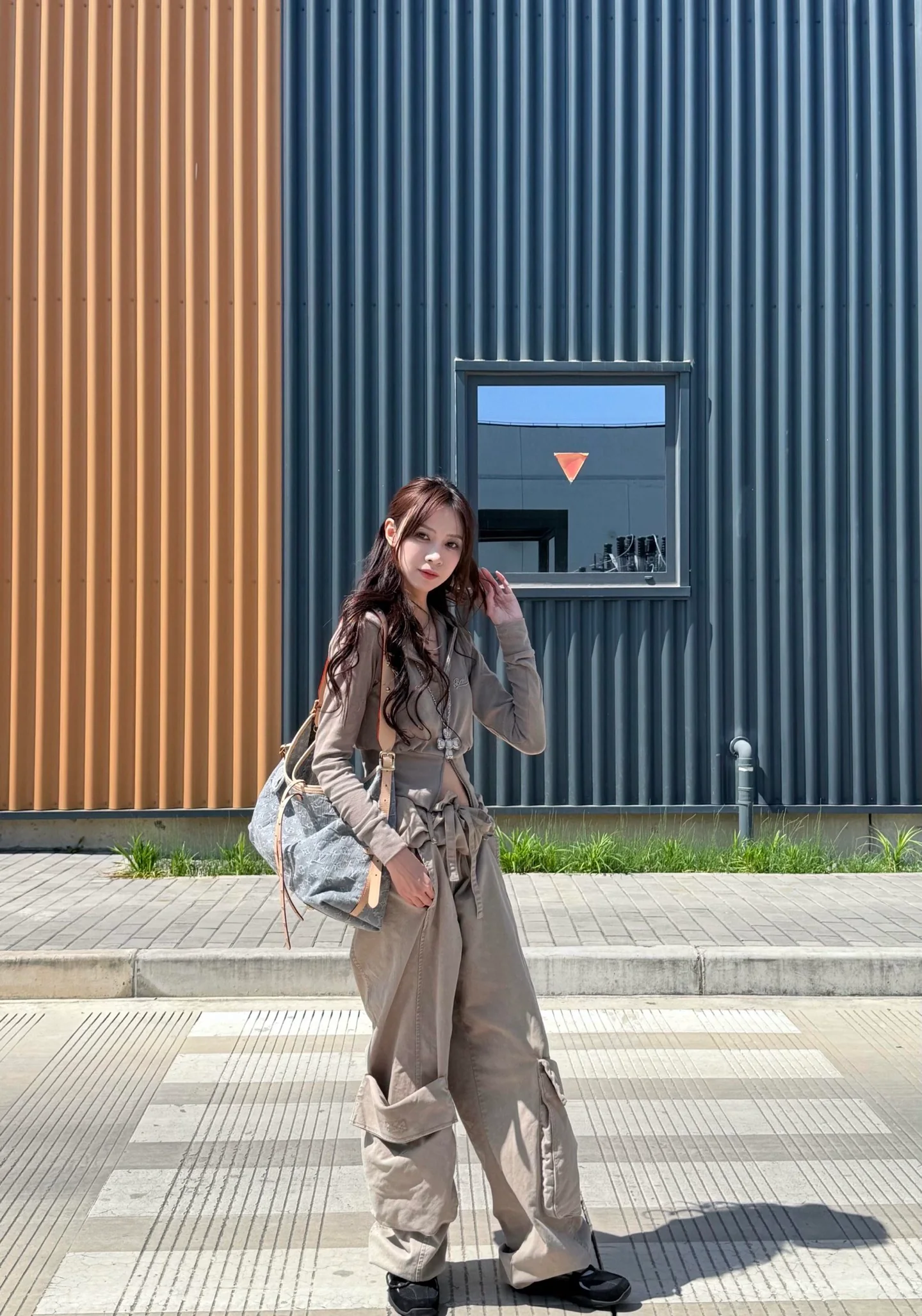 LV-mb163c-сумка-средний-джинсовый серый