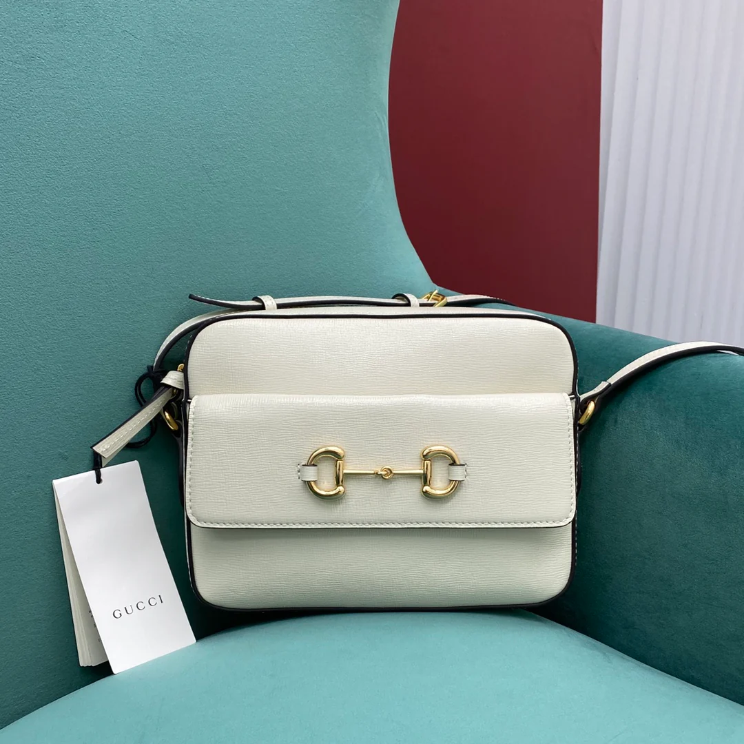 Сумка для фотоаппарата Gucci 1955 с пряжкой в ??виде подковы - 5 шт.