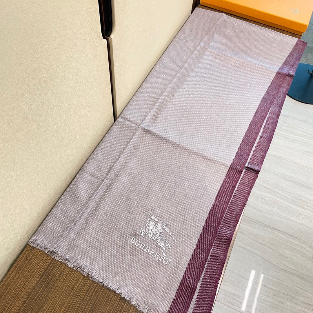 Кашемировый шарф Burberry - 45 см - 190 см