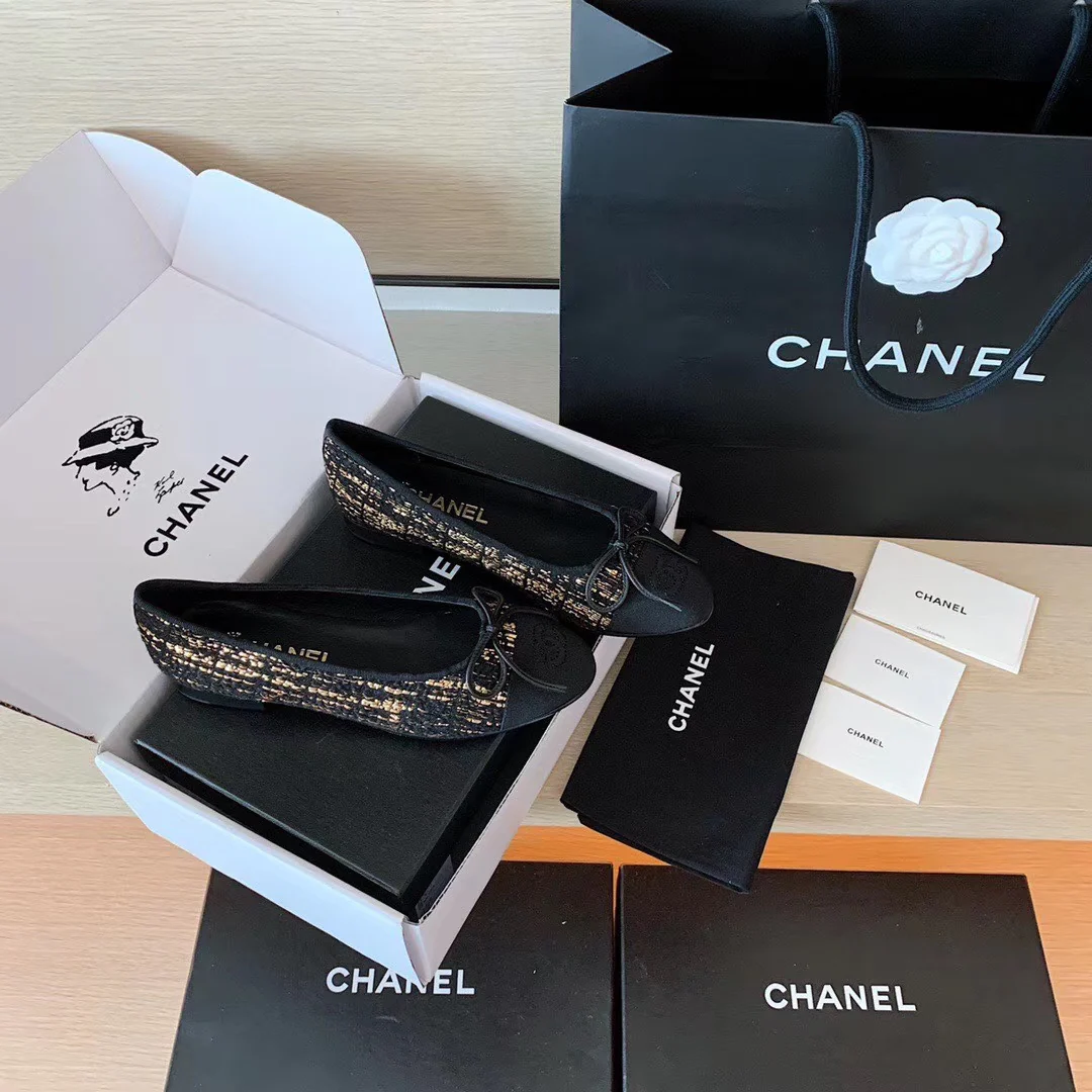 Chanel - Классические балетки - Балетный узор