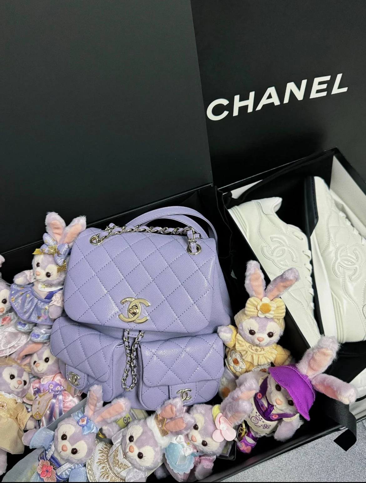 Рюкзак Chanel-Duma Frog — фиолетовый