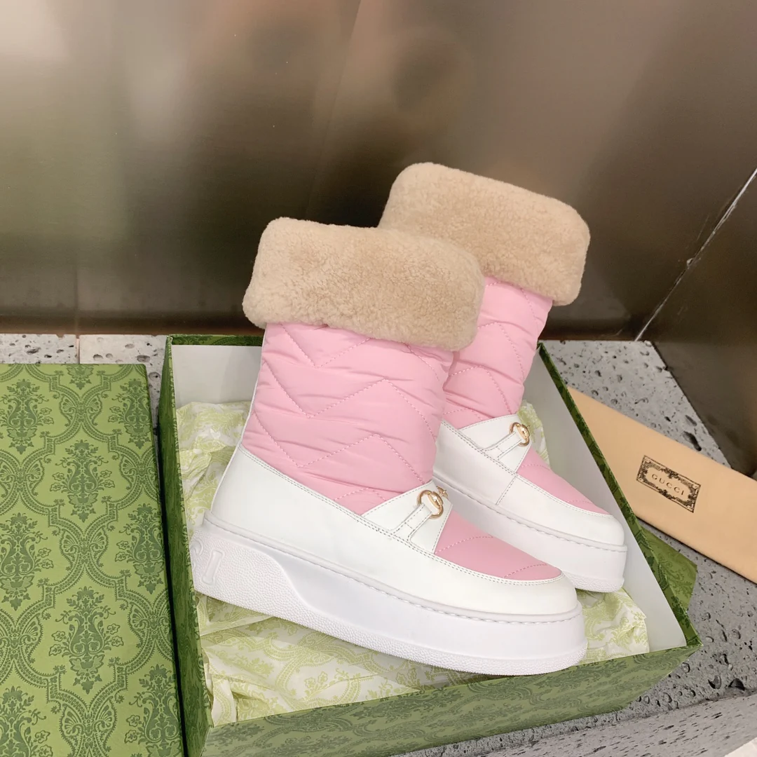 Gucci - Новинка сезона осень/зима 2022 - Шерстяные сапоги