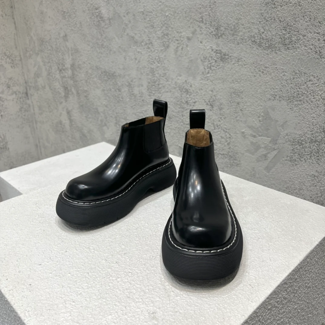 BV-22ss - Британские ретро-ботинки с низким голенищем - Унисекс - Черные