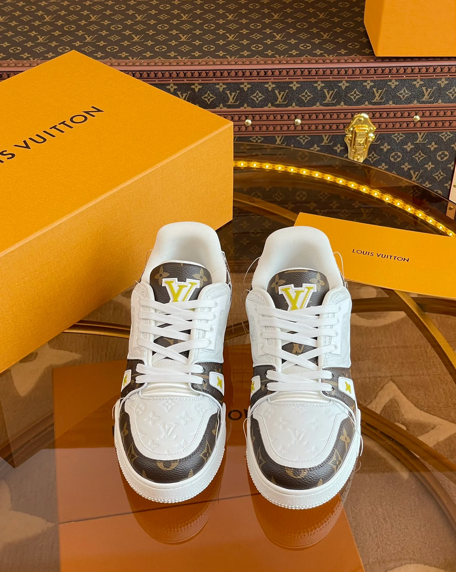 LV - Баскетбольные кроссовки на липучках - Серия кроссовок - Парный стиль