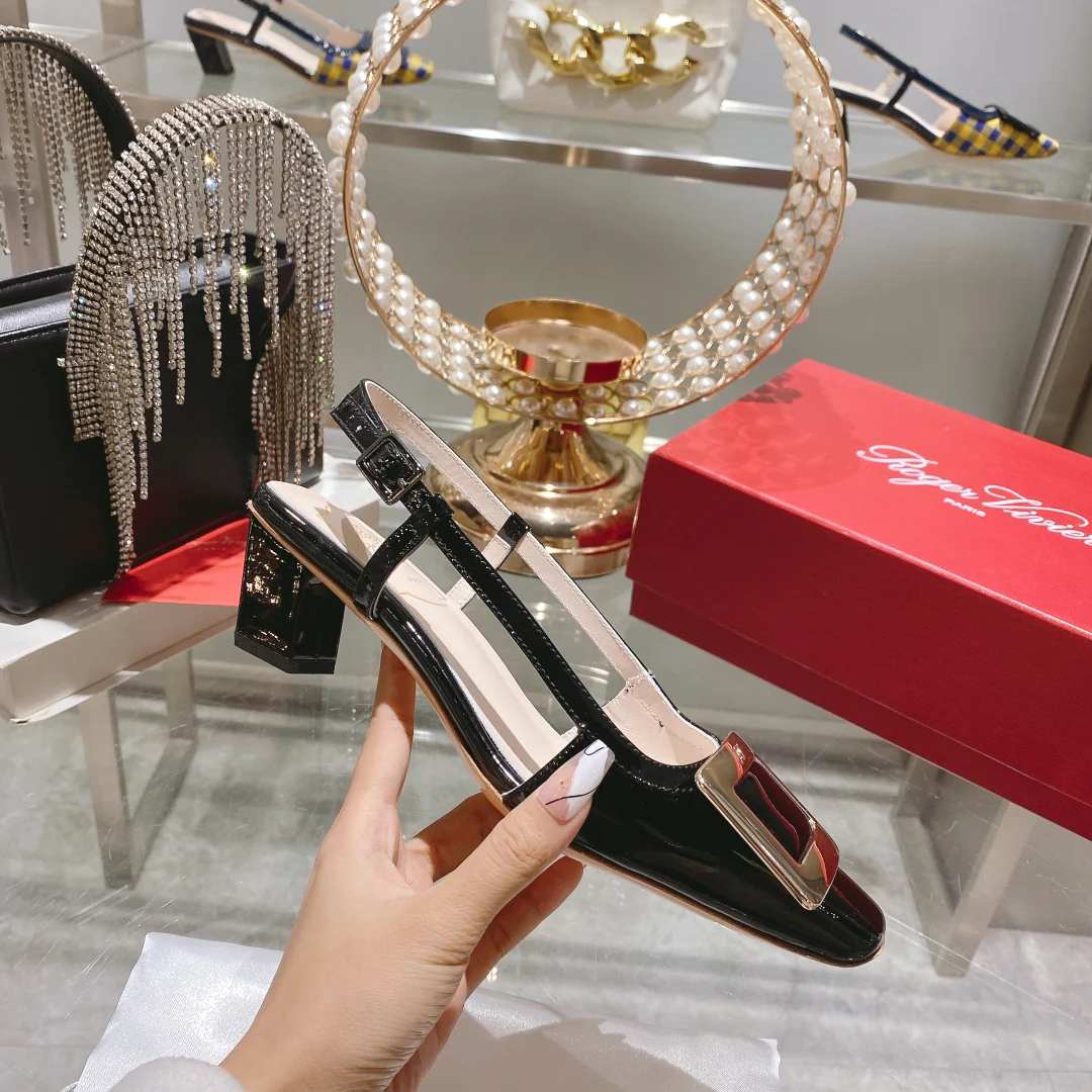 Обувь RV Shoes - Новинка ранней весны 2023 года - Полые сандалии - Черные