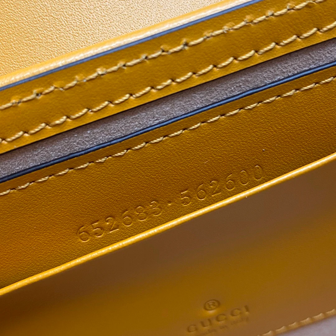 Замок Gucci - Теплый желтый - 18-5-11 см