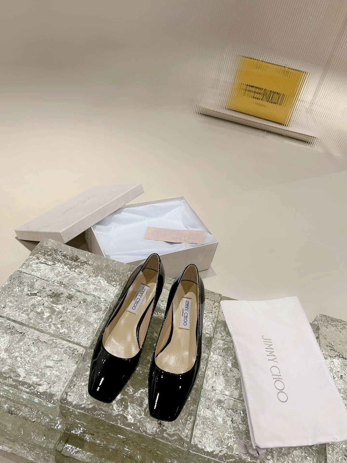 Jimmy - Лакированные туфли на высоком каблуке - Черные