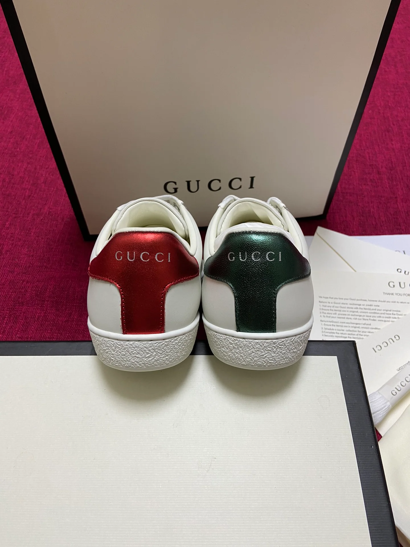 Gucci - Белые кроссовки - Кроссовки - Повседневная обувь - 4