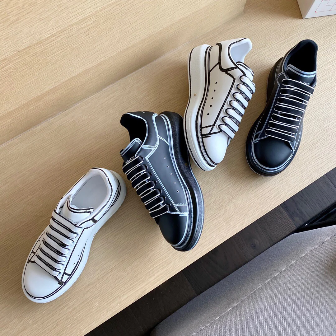 McQueen - Классические белые кроссовки - Полная коллекция