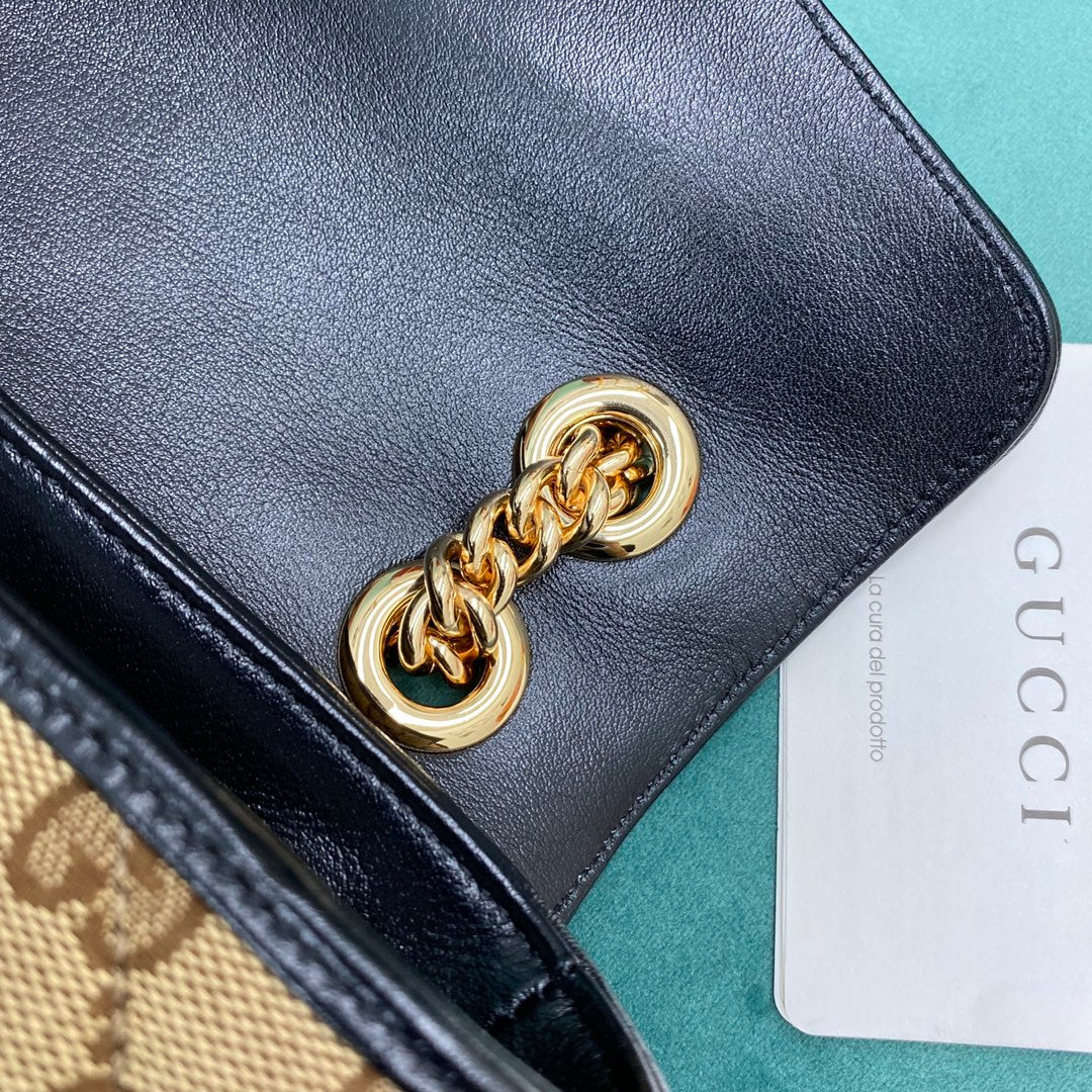 Gucci Marmont Medium 26cm Canvas Monogram