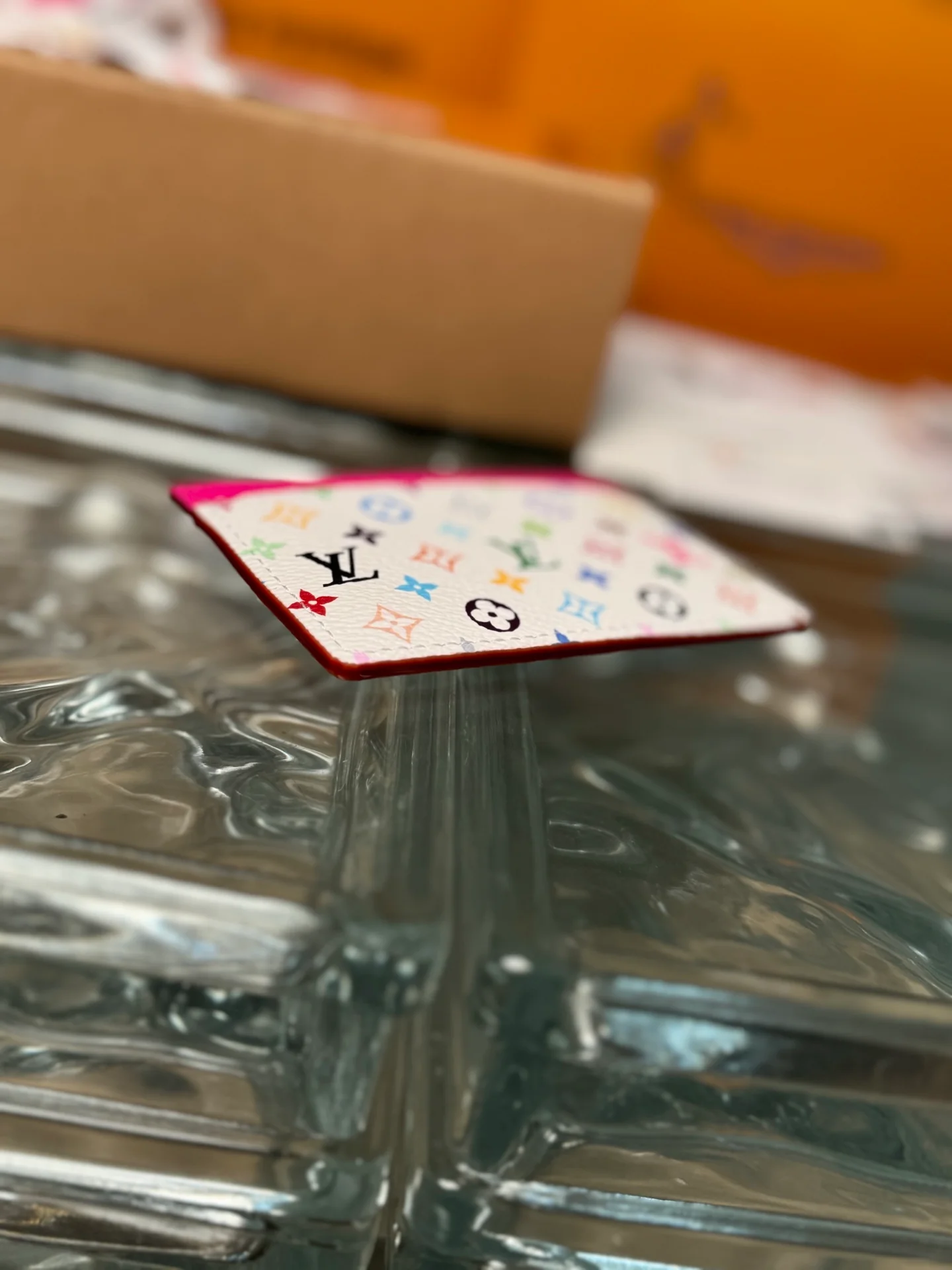 Держатель для карт LV-m13403-lvxtm - розово-белый