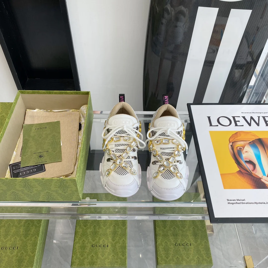 Gucci - Кроссовки - Массивная обувь - Парный стиль - 2