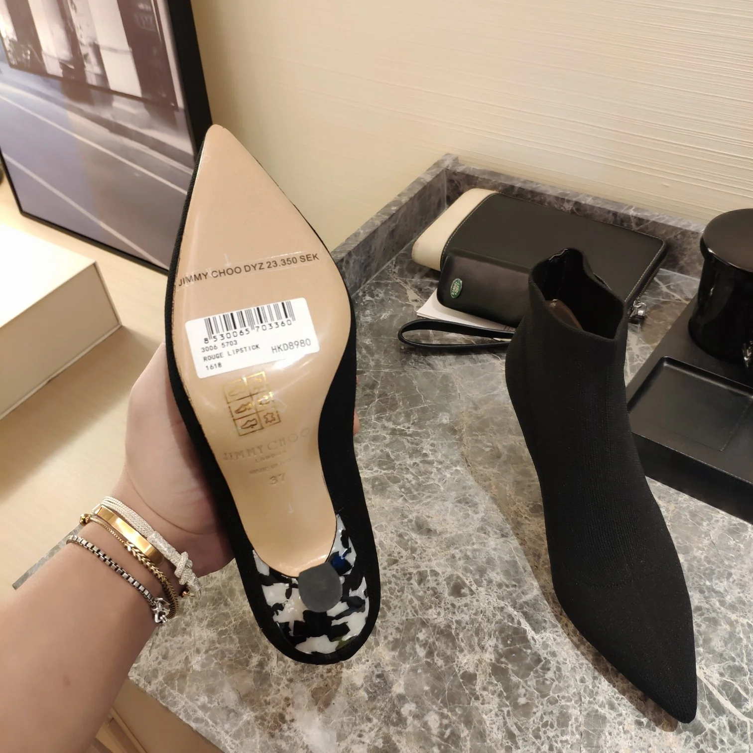 Джимми - Туфли на шпильках - Ботинки-носки