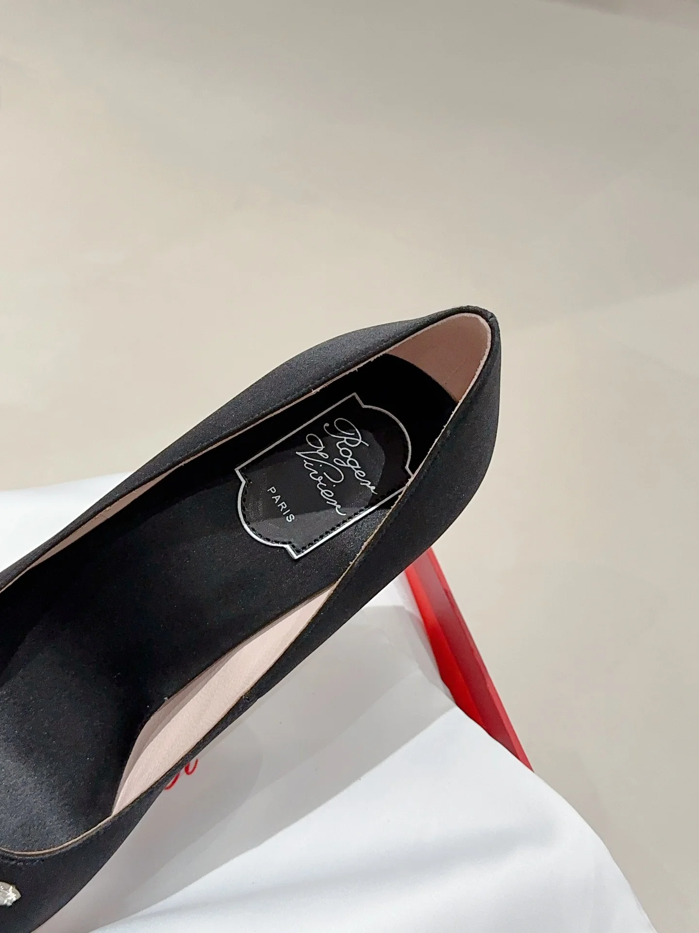 Туфли с квадратным носком и пряжкой - 2024 - На высоком каблуке - Черные