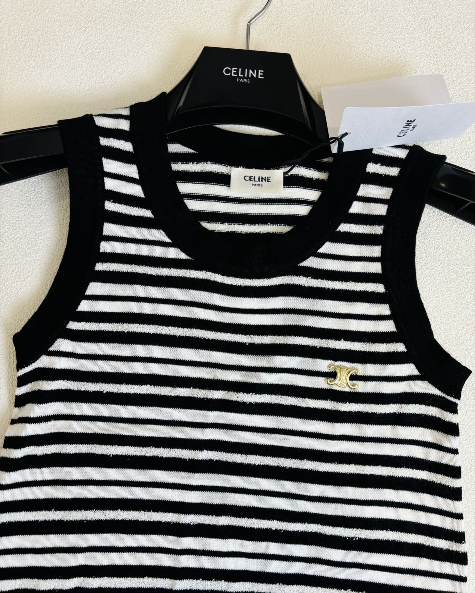 Celine-2403 - Новинка ранней весны. Вязаный жилет.