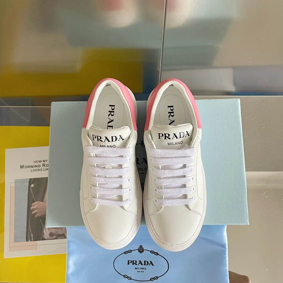 Новые поступления Prada ранней весной 2022 года - Повседневные туфли на платформе - 9