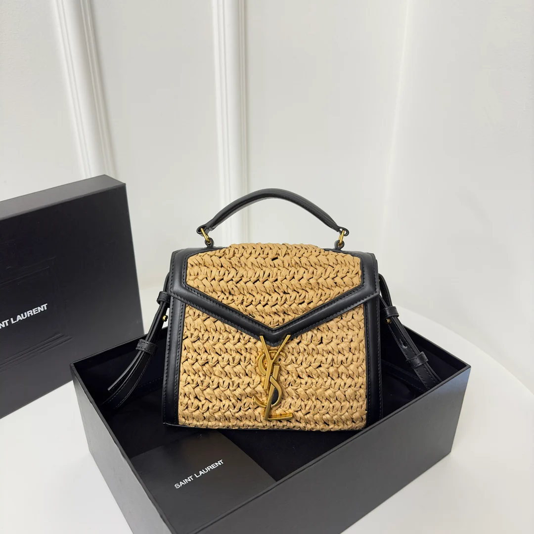YSL Cassandra 20cm Small Straw Series
