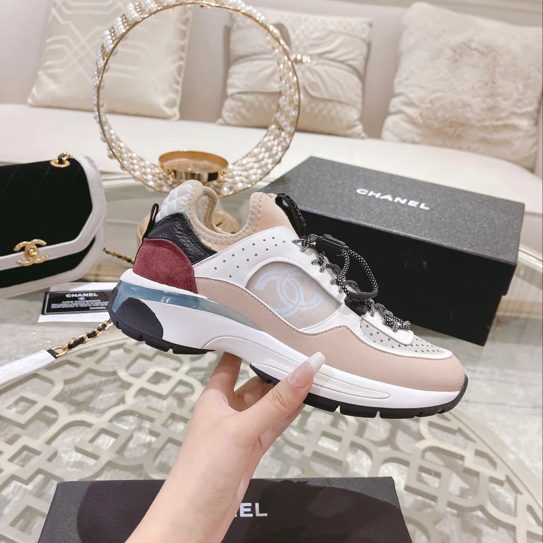 Кроссовки Chanel 22SS - розовые