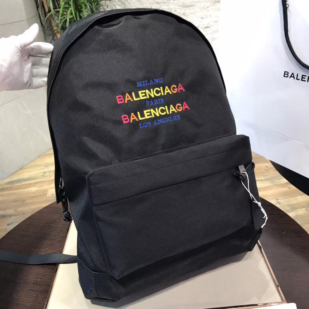 Рюкзак Balenciaga - унисекс - с красочным вышитым логотипом