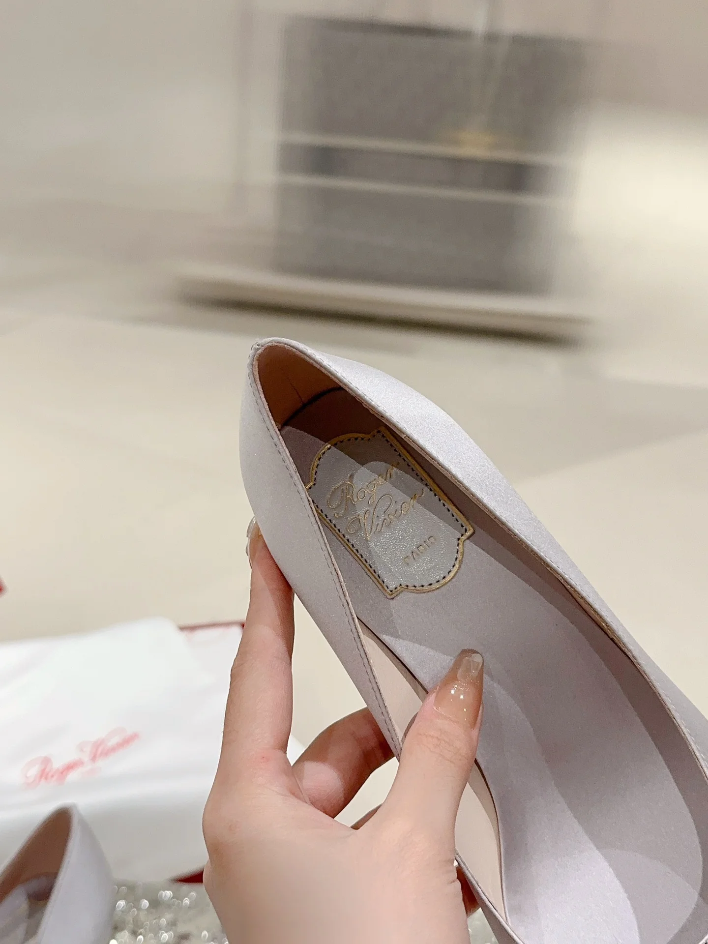 Туфли с квадратным носком и пряжкой - 2024 - Высокие каблуки - Фиолетовые - 1