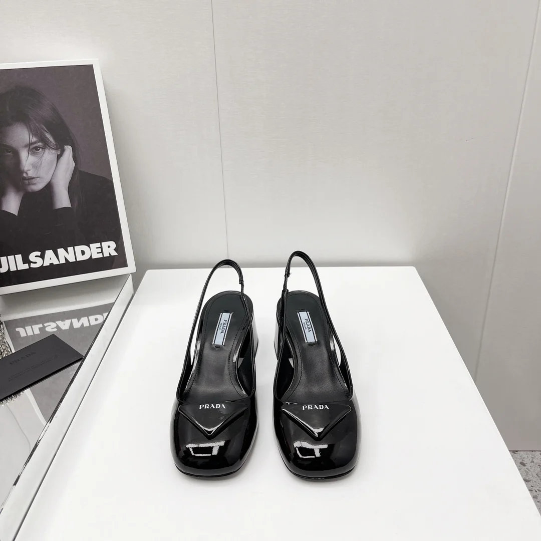 Туфли Prada - Prada - туфли на массивном каблуке - Мэри Джейн - сандалии