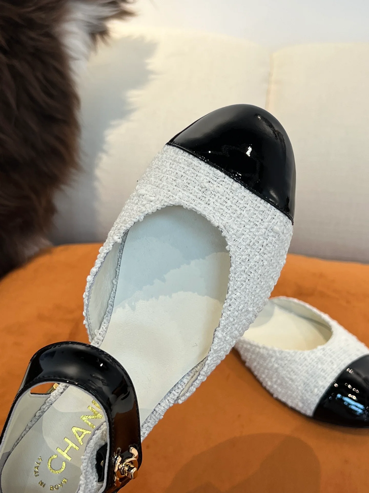 Chanel - Классические клетчатые балетки