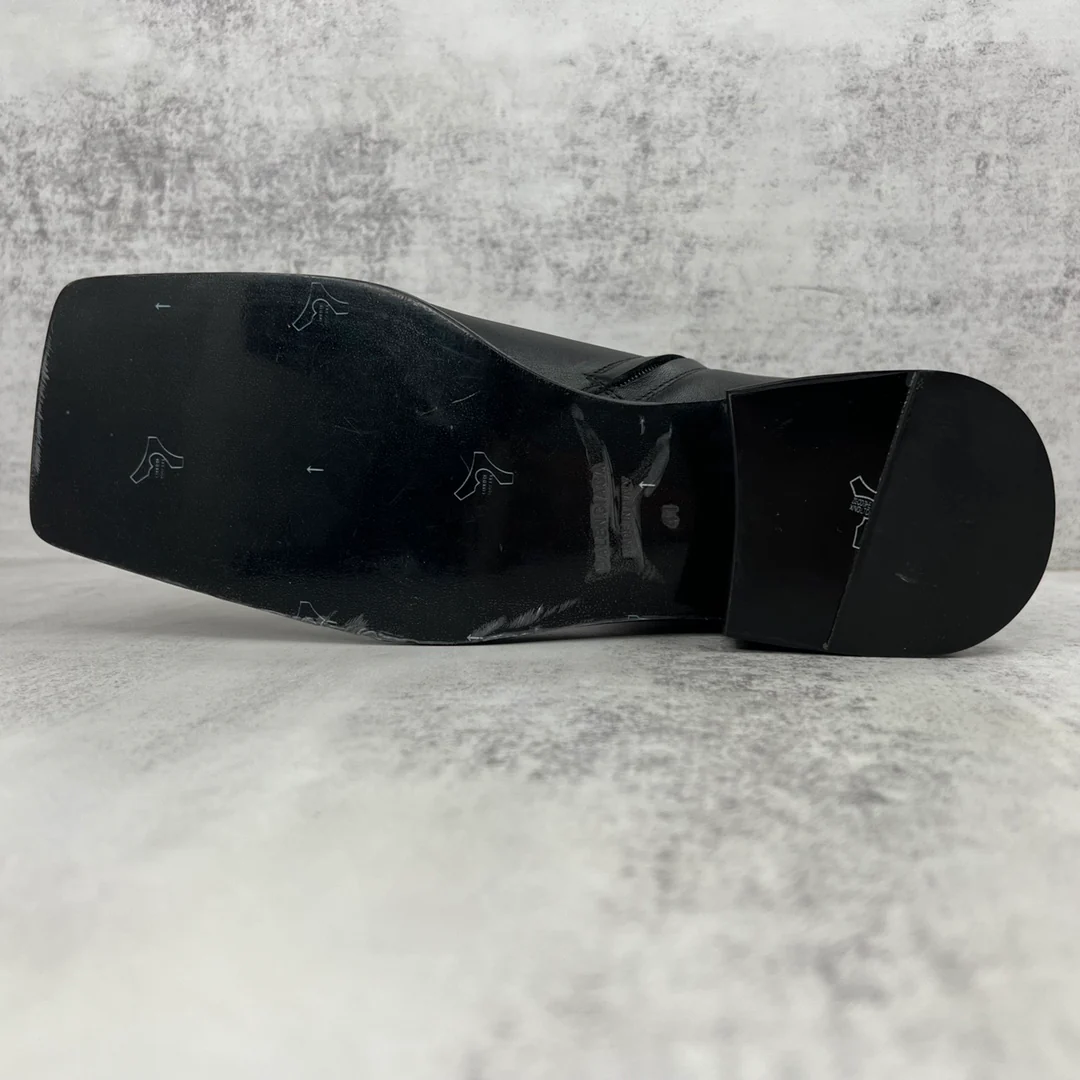 Balenciaga - Британская мода - Дерби на молнии - Полностью кожаные