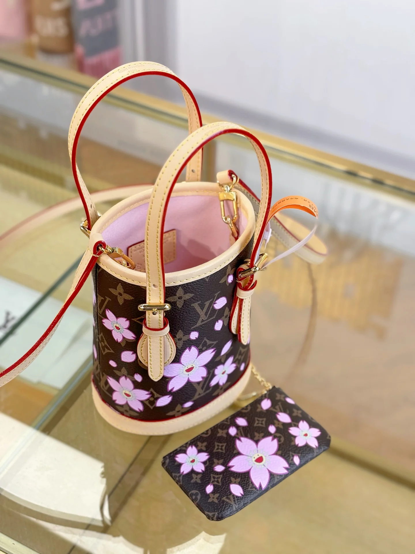LV-m13417-tm-nano-bucket-handbag-cherry blossom style