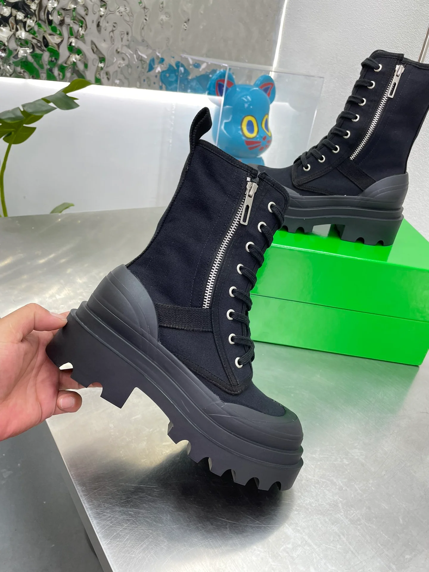 Новинка 2023 года от BV - Ботинки Martin - Черные - Унисекс