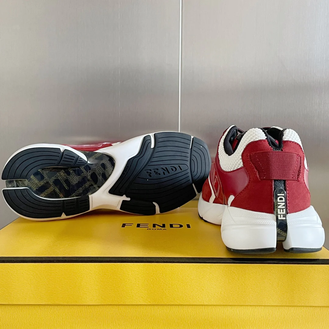 Кроссовки Fendi - Парные - Красные
