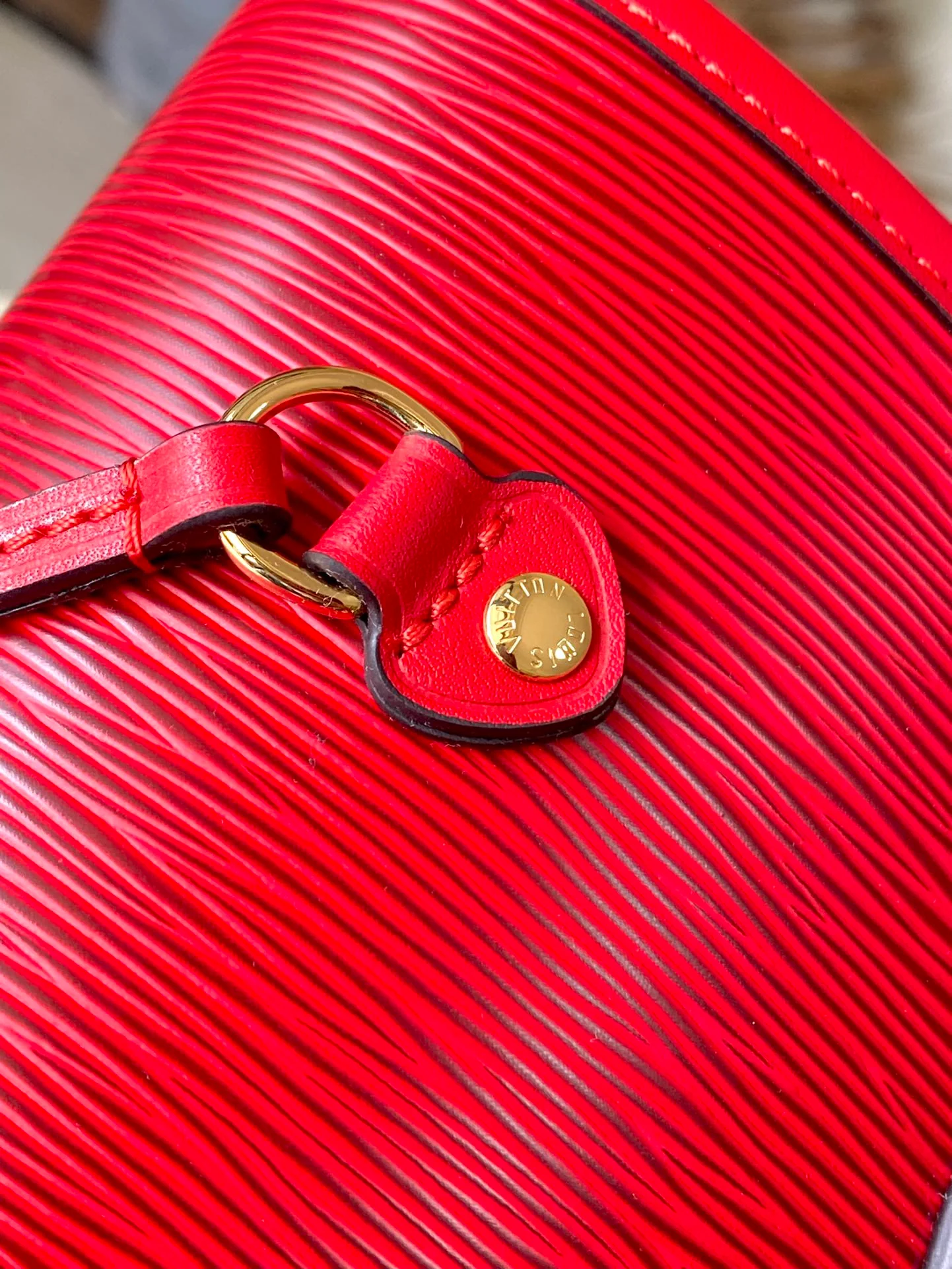 Сумка LV-m12195-neverfull-mm, красная