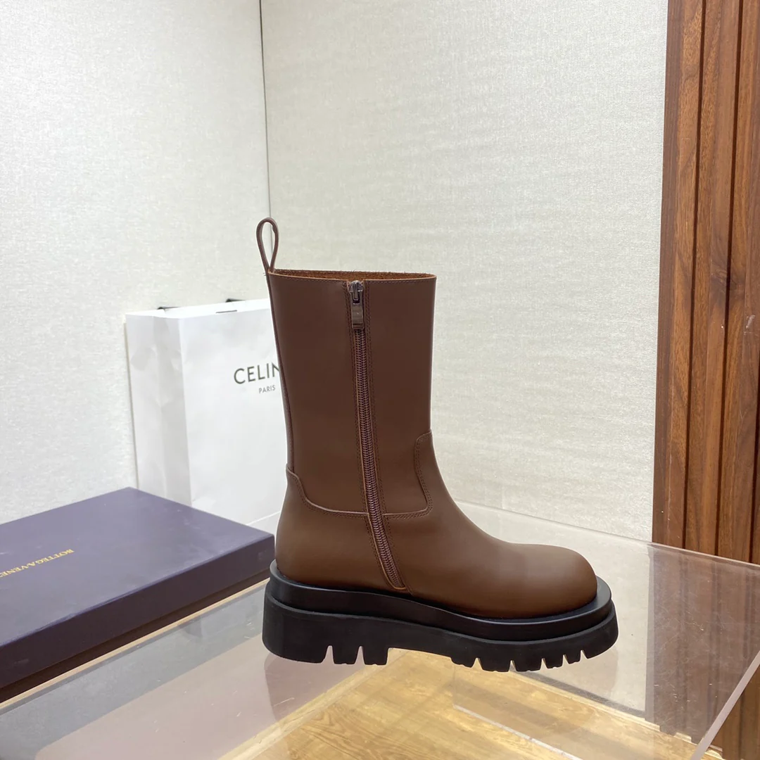 Новинка сезона осень/зима 2022 от BV - Ботильоны - Популярная модель - Коричневый