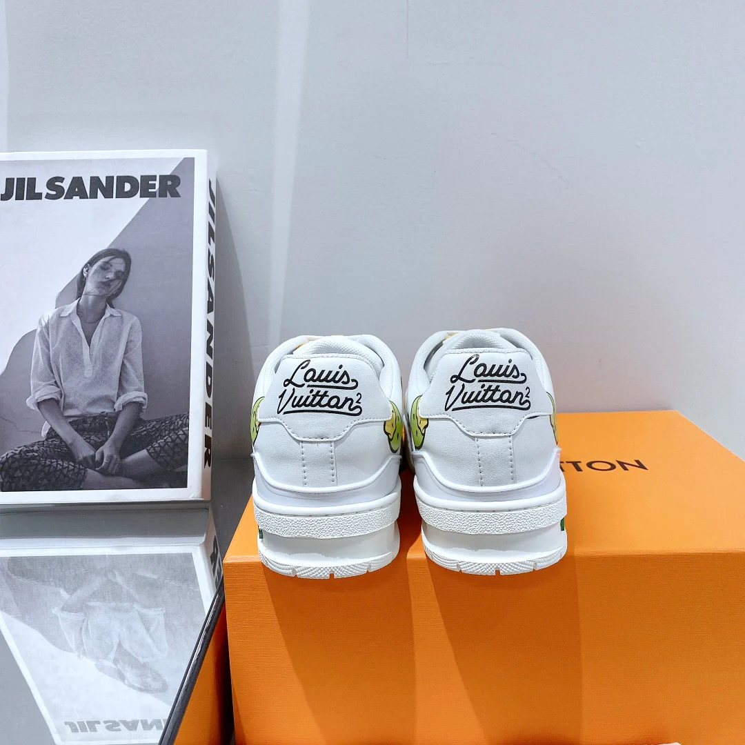 Обувь LV - кроссовки LV, стиль - парная модель - повседневная обувь - 2