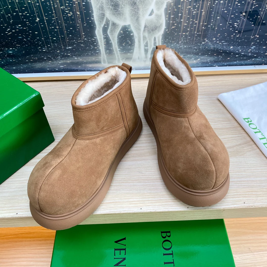 Снежные ботинки BV - светло-коричневые