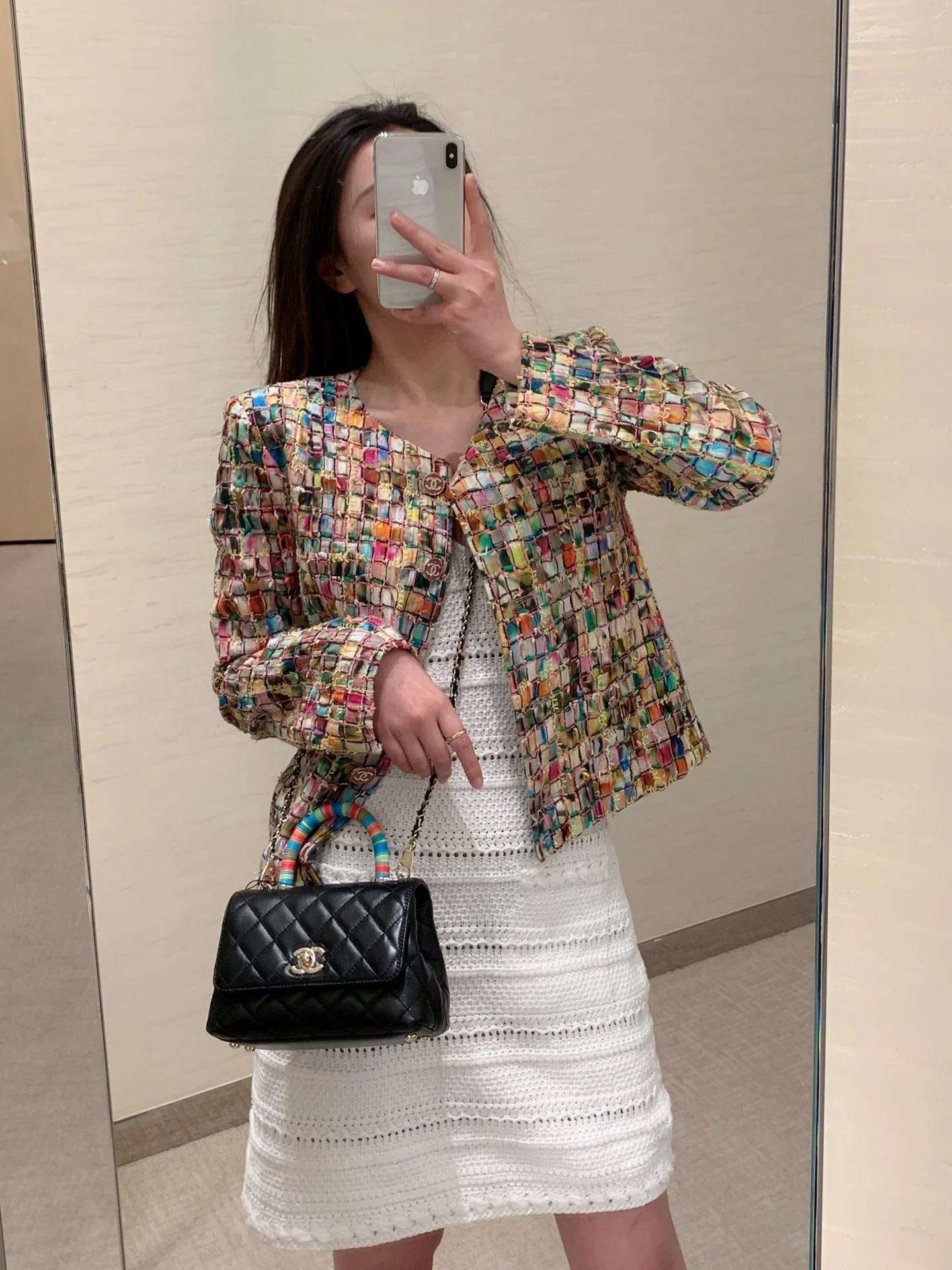 Мини-сумочка Chanel Coco Handle Rainbow