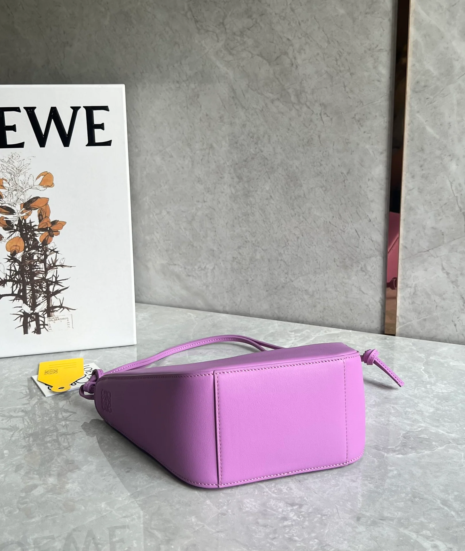 Сумка-хобо Loewe Hammock - фиолетовая - 1 шт.