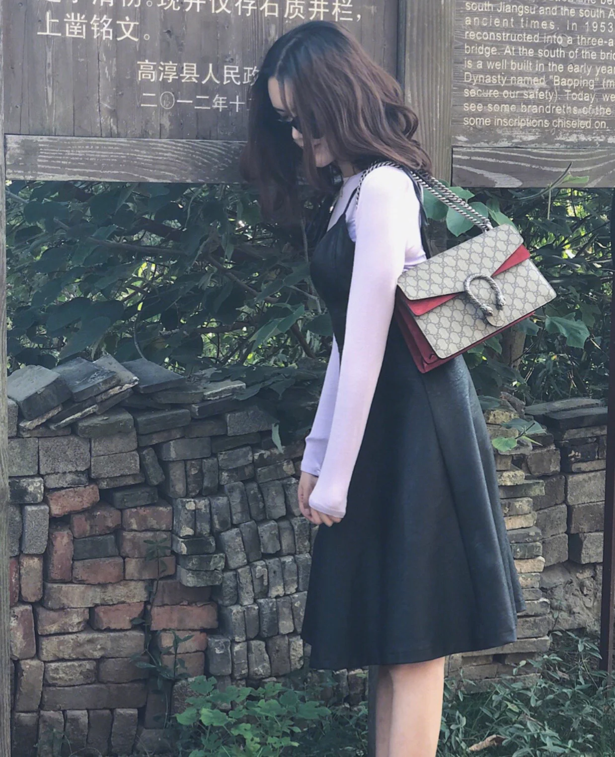 Вдохновение для образа с красной сумкой Dionysus от Gucci