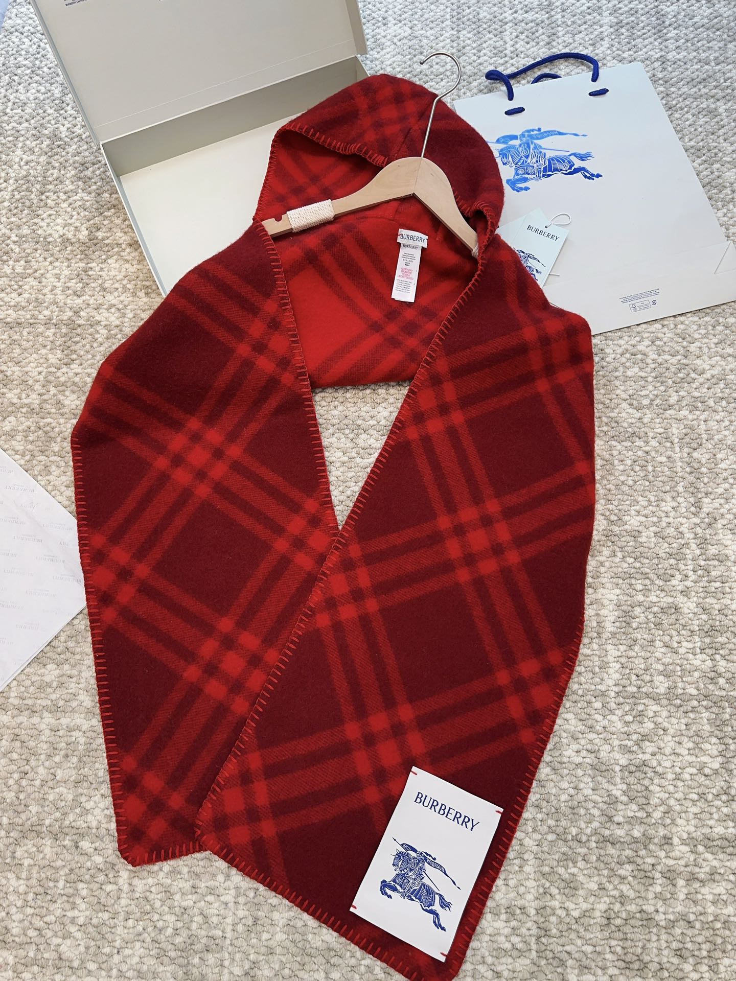 Шарф с капюшоном Burberry Horseman - 195-30