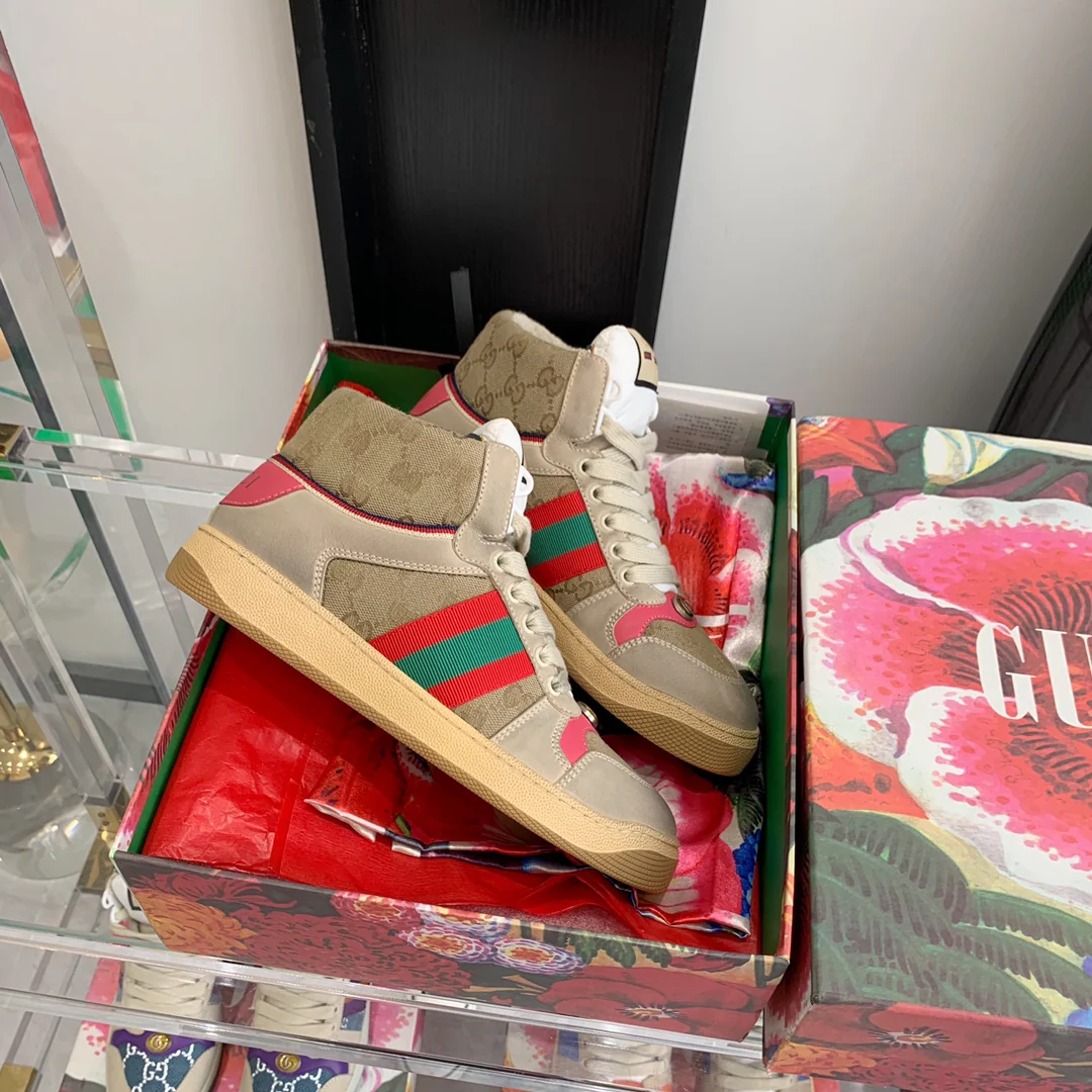 Высокие кроссовки Gucci - Грязные кроссовки - 1