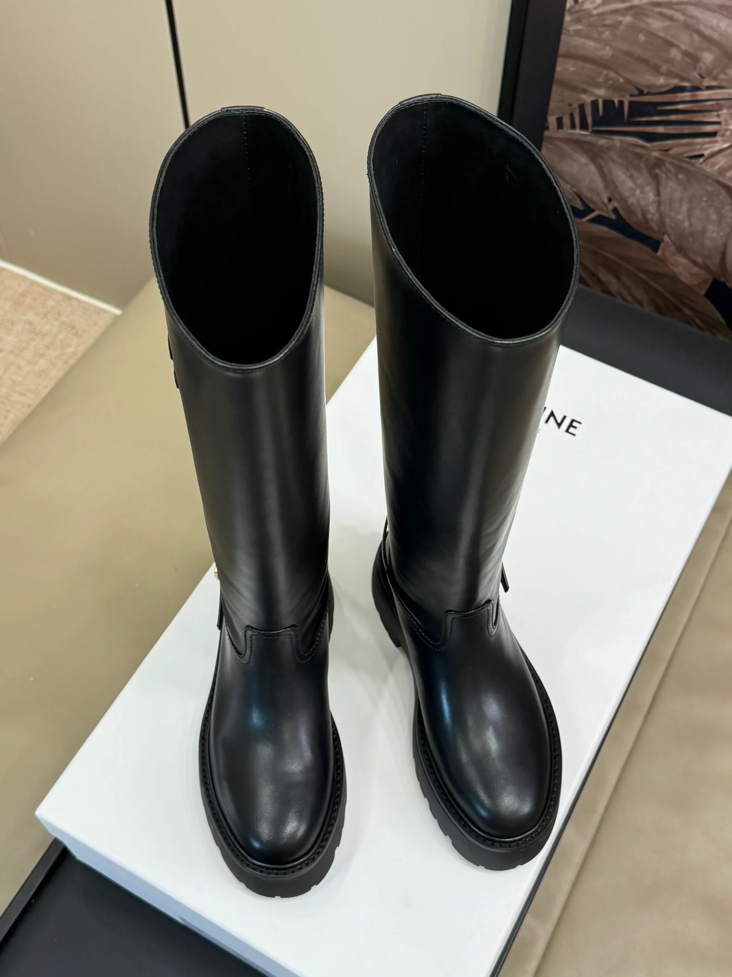 Ботинки Celine Knight 2024 - черные