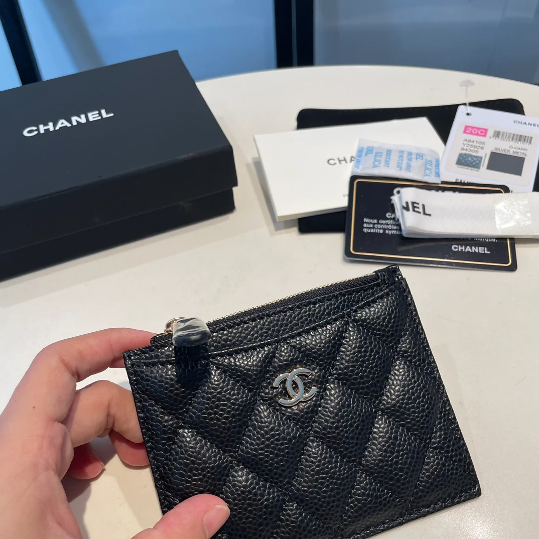 Chanel-经典CF 卡夹拉链钱包